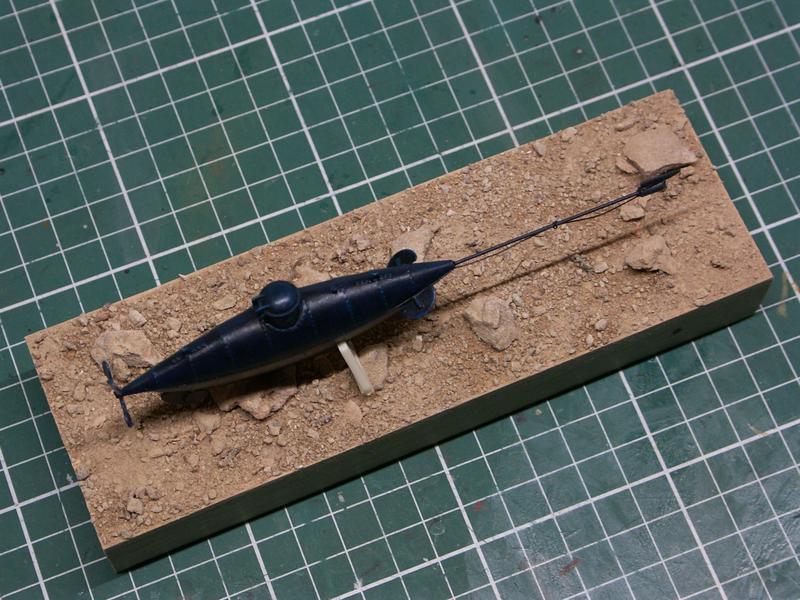 Bayou St.John Confederate Submarine - Mister X - 1/72 (finit) Arej