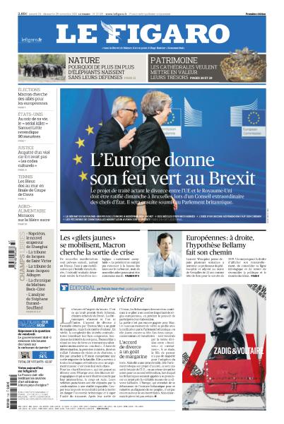 Le Figaro Du Samedi 24 & Dimanche 25 Novembre 2018