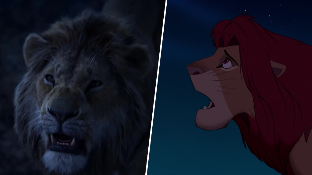 Le Roi Lion : la comparaison entre la version live et le film d'animation P5el