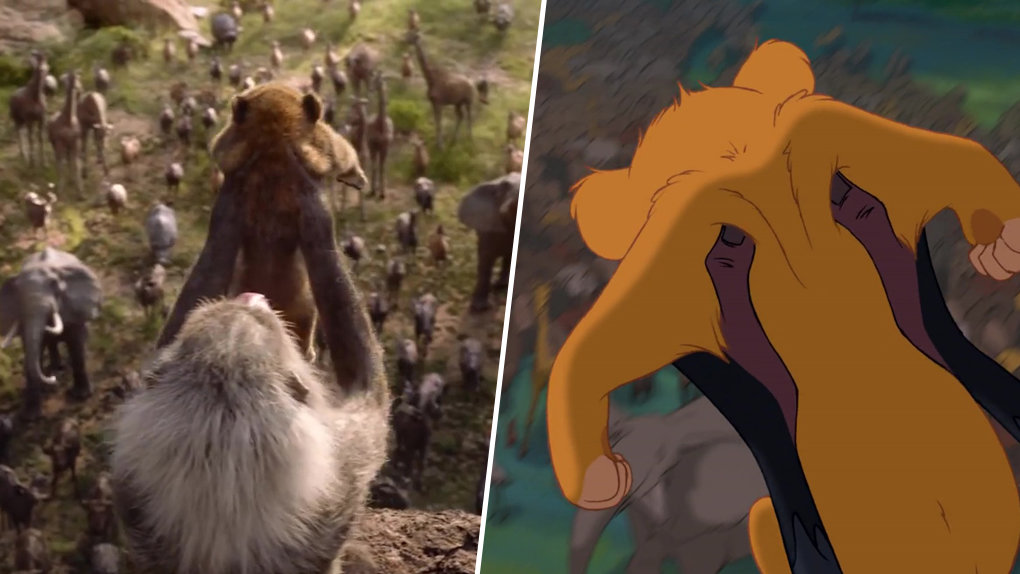 Le Roi Lion : la comparaison entre la version live et le film d'animation Uyph