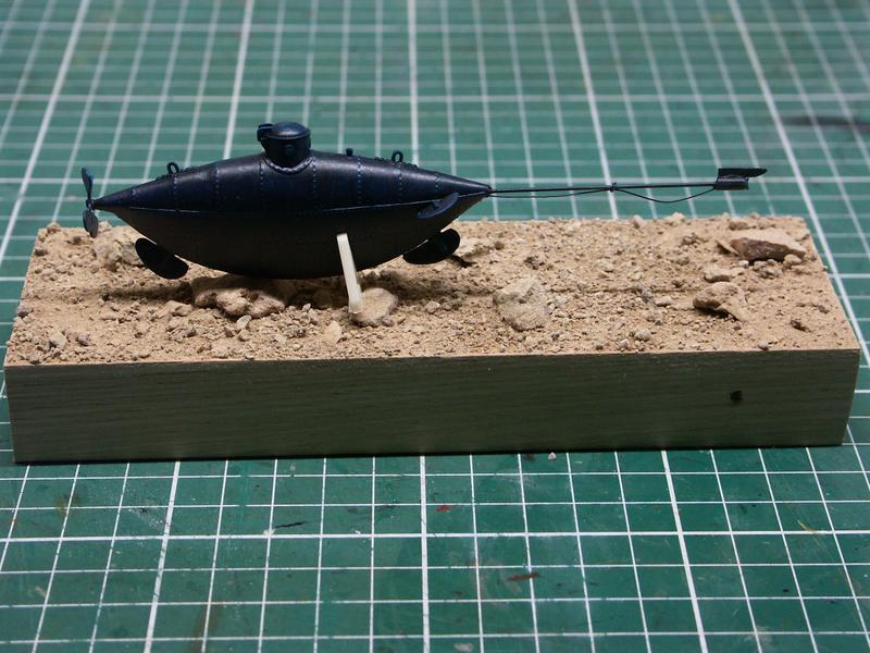 Bayou St.John Confederate Submarine - Mister X - 1/72 (finit) Vx1k