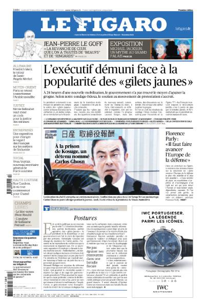  Le Figaro & supplement Du Vendredi 23 Novembre 2018
