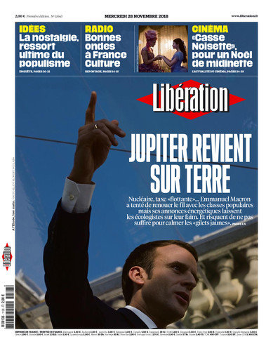 Libération Du Mercredi 28 Novembre 2018