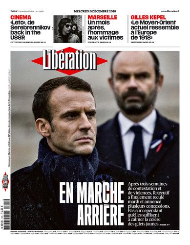 Libération Du Mercredi 5 Décembre 2018