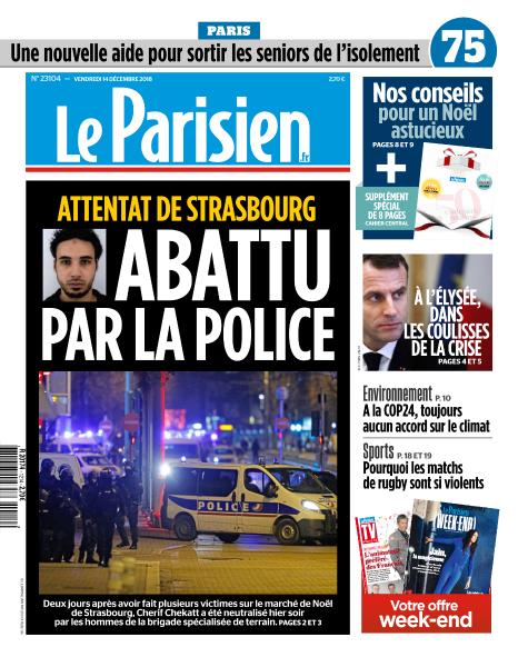  Le Parisien & Le Parisien Magazine Vendredi 14 Décembre 2018