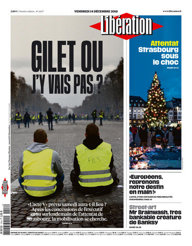  Libération Du Vendredi 14 Décembre 2018