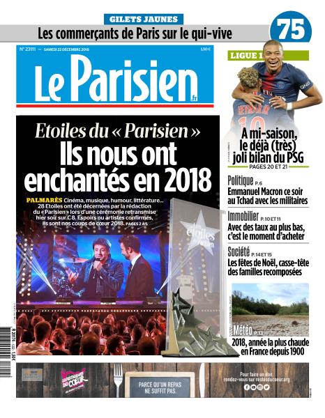  Le Parisien Du Samedi 22 Décembre 2018