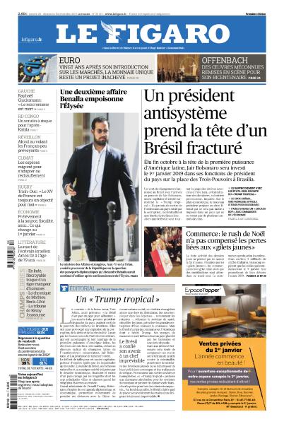 Le Figaro Du Samedi 29 & Dimanche 30 Décembre 2018