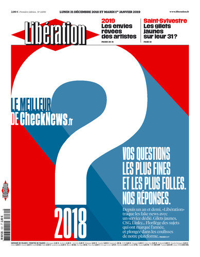  Libération Du  Lundi 31 Décembre 2018 & Mardi 1er Janvier 2019