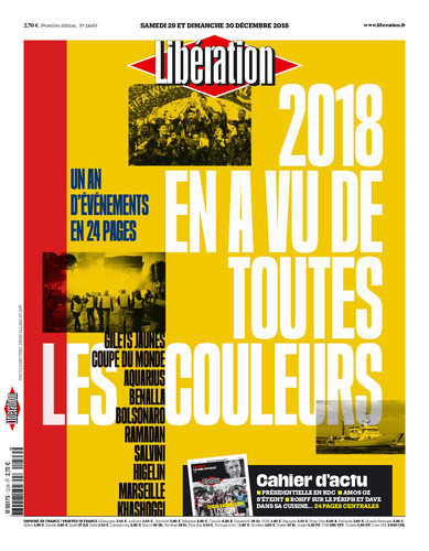  Libération Du Samedi 29 & Dimanche 30 Décembre 2018