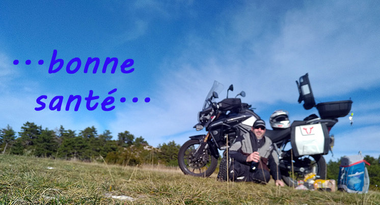 Bonne année et bonne santé à moto