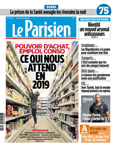 Le Parisien Du Mardi 8 Janvier 2019