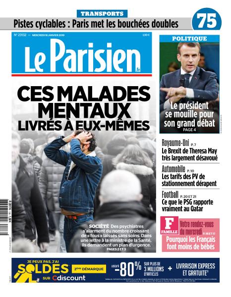  Le Parisien Du Mercredi 16 Janvier 2019
