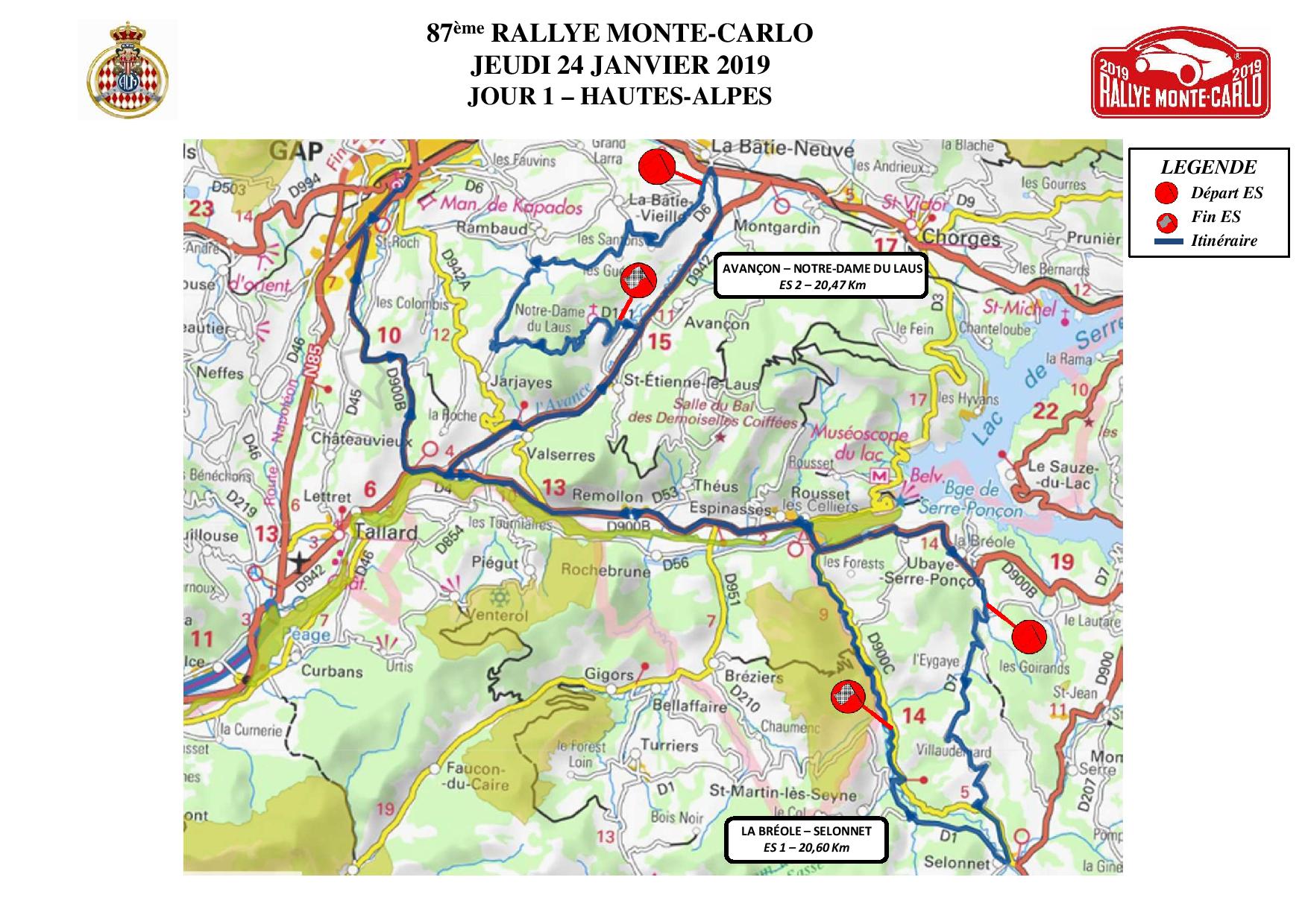 Hautes Alpes Les Restrictions De Circulation Lors Du Rallye Monte Carlo 2019 D Ci