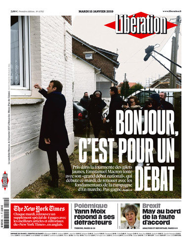 Libération Du Mardi 15 Janvier 2019