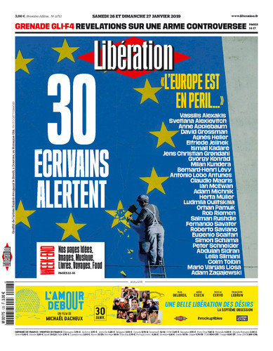 Libération Du Samedi 26 & Dimanche 27 Janvier 2019