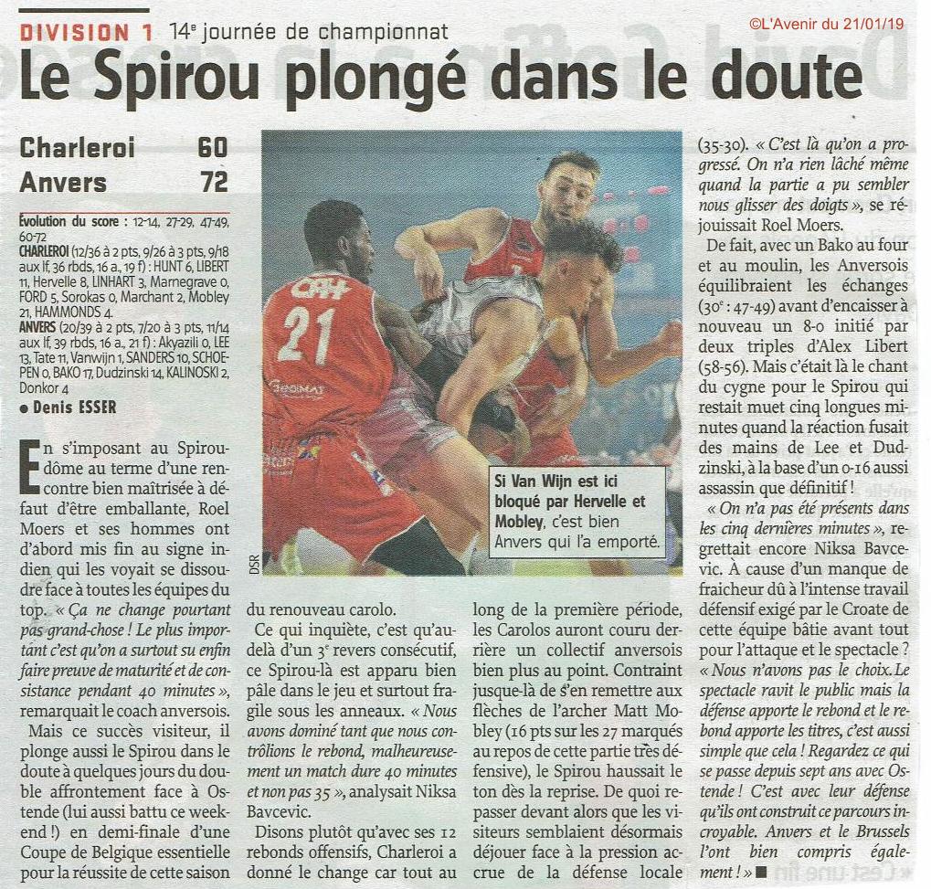 Spirou - Anvers Ccdo