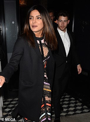 Nick Jonas and Priyanka Chopra leaving Craig's restaurant, Los Angeles