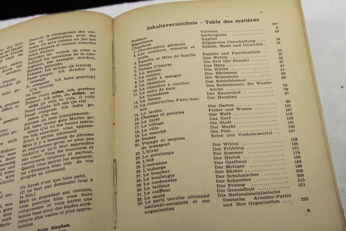 Dictionnaire allemand de propagande Alsace annexée Yavs