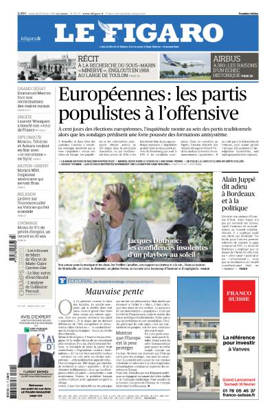 Le Figaro & Supplément Du Vendredi 15 Février 2019