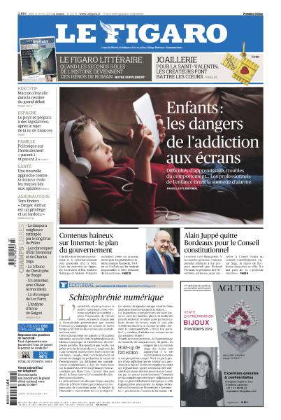 Le Figaro Du Jeudi 14 Février 2019
