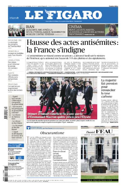  Le Figaro & Le Figaroscope Du Mercredi 13 Février 2019