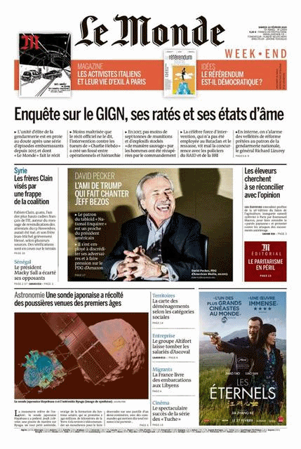  Le Monde Week-End & Mag Du Samedi 23 Février 2019