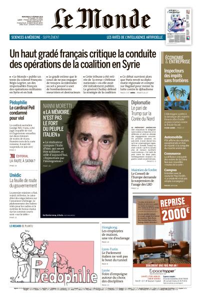 Le Monde Du Mercredi 27 Février 2019