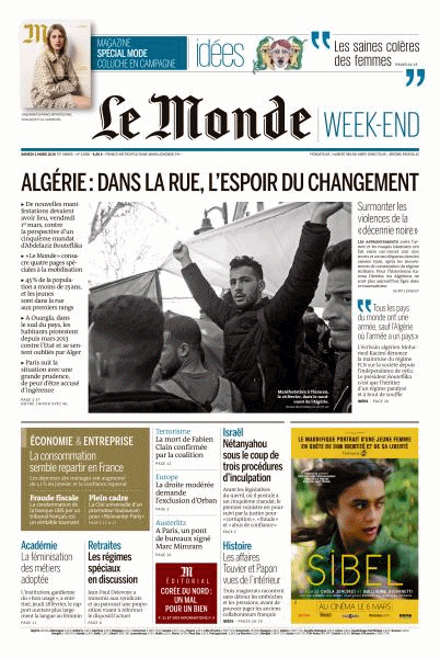   Le Monde Week-End & Mag Du Samedi 02 Mars 2019