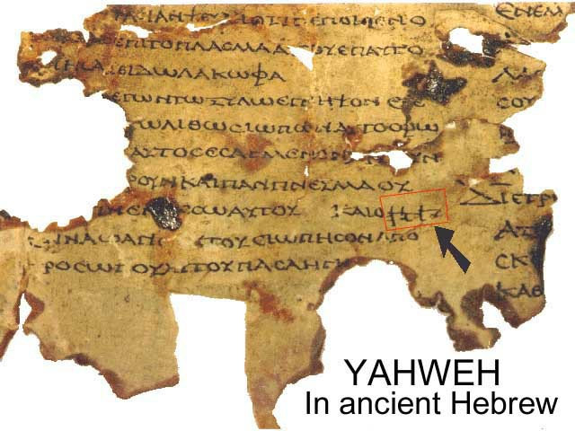 Yahweh – c’est plus qu’un Nom ! 3mmh