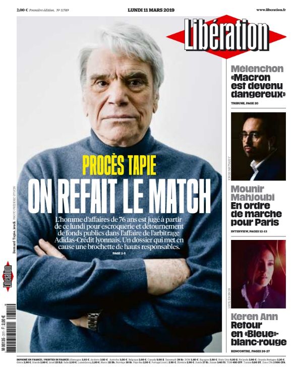 Libération Du Lundi 11 Mars 2019