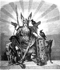 Odin le dieu suprême, dieu de la guerre nordique Q23h