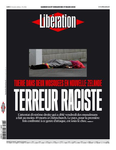  Libération Du Samedi 16 & Dimanche 17 Mars 2019