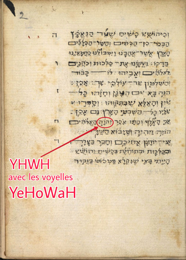 Le Nom de Dieu, YHWH, dans les traductions de la Bible - Page 2 Po0e