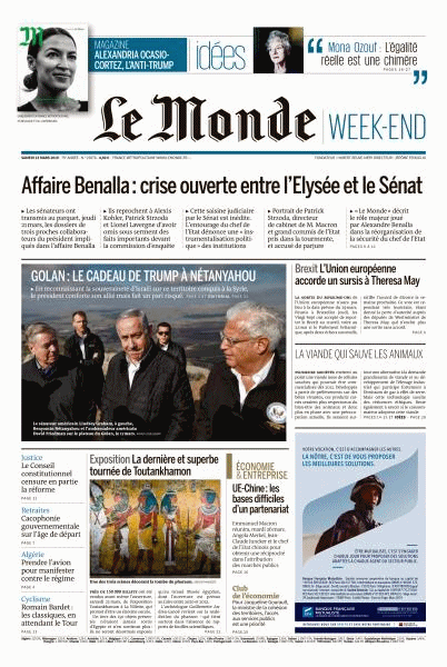 Le Monde WeekEnd & Le Monde Magazine du Vendredi 22 Mars 2019