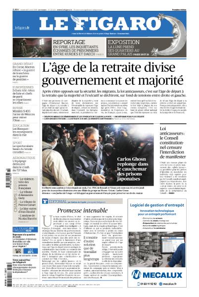 Le Figaro & Supp du Vendredi 5 Avril 2019