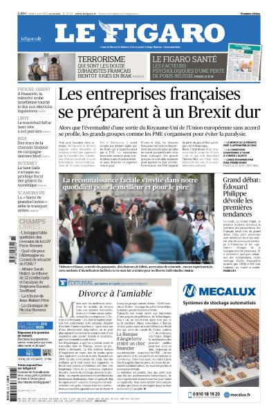 Le Figaro Du Lundi 8 Avril 2019