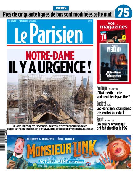  Le Parisien Du Vendredi 19 Avril 2019