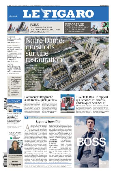 Le Figaro & Supp Du Vendredi 19 Avril 2019