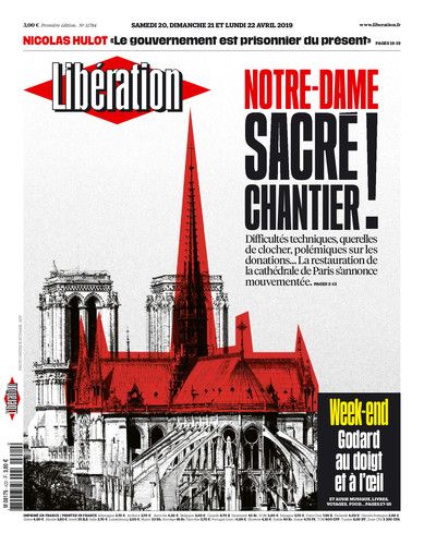 Libération Du Samedi 20 & Lundi 22 Avril 2019