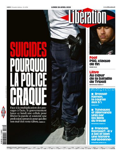  Libération Du Lundi 29 Avril 2019