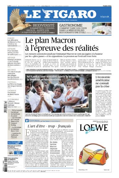  Le Figaro Du Samedi 27 & Dimanche 28 Avril 2019