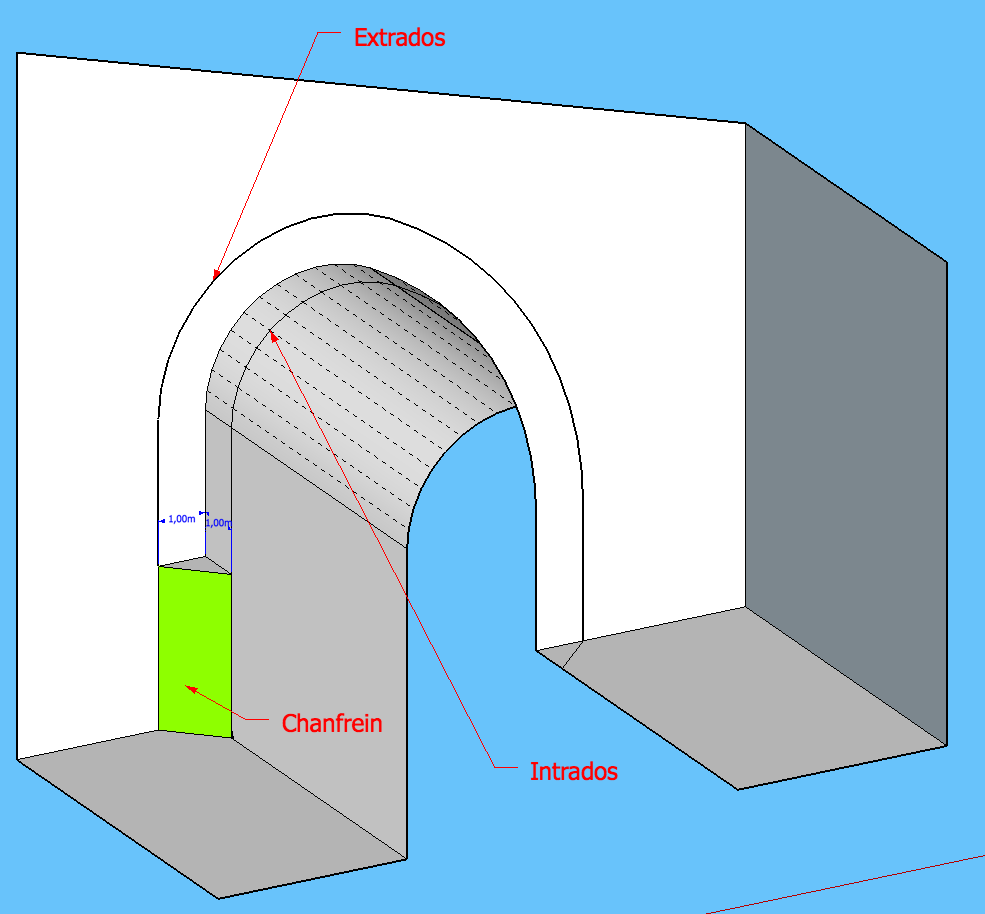  [ SKETCHUP généralité ] Tracer la paralèlle à une courbe sur un plan courbe? Ti10