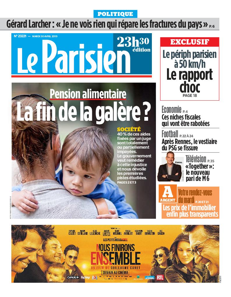  Le Parisien ( 9 Editions) Du Mardi 30 Avril 2019