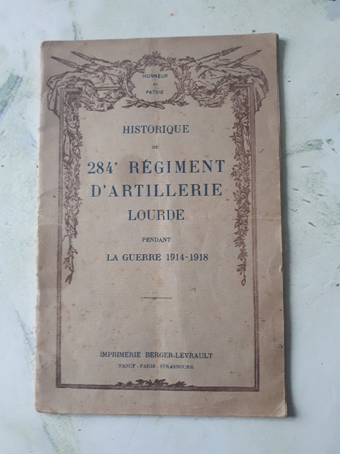 historique du 284 RAL 14/18 -ALPINS-AVRIL3 Kt6j