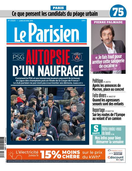  Le Parisien Du Lundi 29 Avril 2019