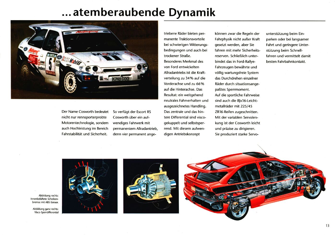 Escort RS COSWORTH 4X4 winner rally de monté carlo 1994   Ntde