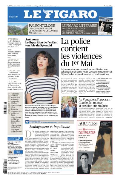  Le Figaro Du Jeudi 2 Mai 2019