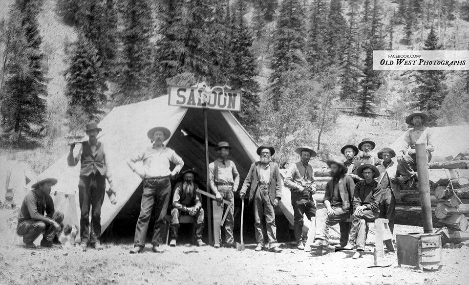 Saloon Creede Colorado 1892 30pm
