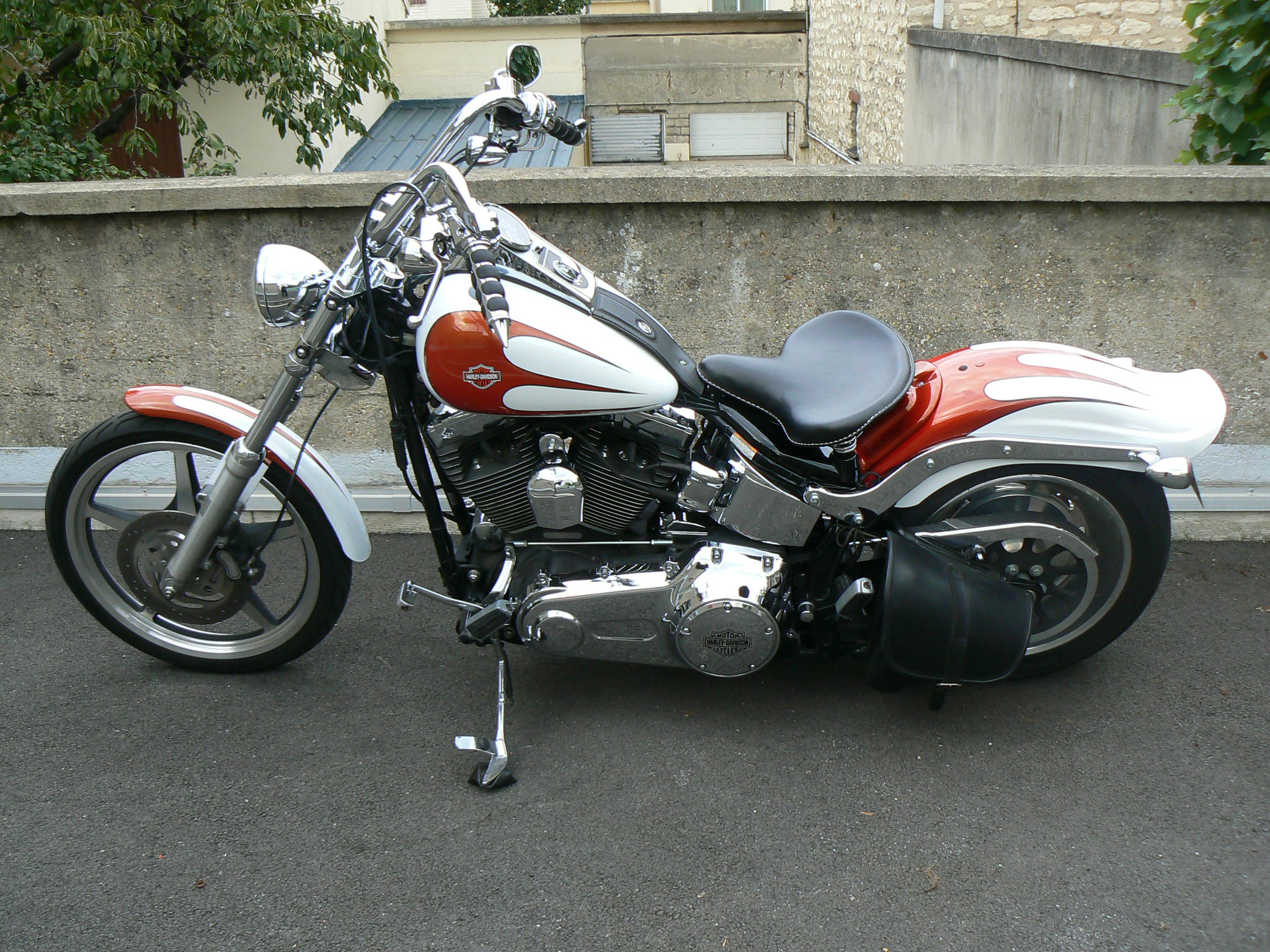 Habillage peinture perso  Softail Ux0z